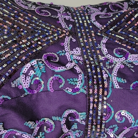 Dress THE Population Women's Felicity Sequined Cocktail Dress - Picture 10 of 16